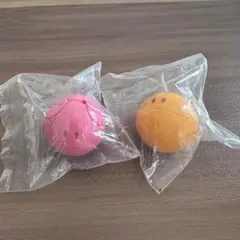 機動戦士ガンダム　ならぶんです。ハロ　ピンク　オレンジ　2個セット