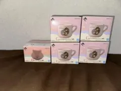 一番くじモフサンドC賞マグカップ✖︎4 D賞にゃんこ型ボウル