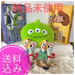 バラ売り可トイ・ストーリー ピロー×2 エイリアン クッション ぬいぐるみセットのサムネイル