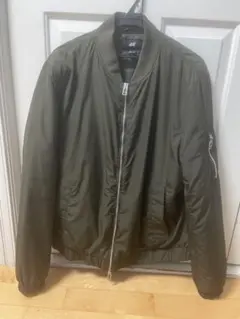 H&M MA-1スタイルジャケット Lサイズ オリーブのサムネイル