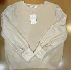 Discoat シアーニットトップス ベージュ ディスコート