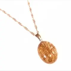 ルチルクオーツ　ネックレス