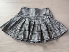 ZARA チェック柄 プリーツスカート 7-8Y 122