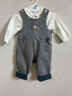 ファミリア♡チェック柄サロペット♡70cm