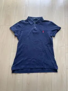 ラルフローレン RALPH LAUREN 半袖ポロシャツ　無地　ネイビー
