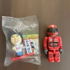 江崎グリコ限定 レアキューブリック グリコ マンとビスコ君フィギュア