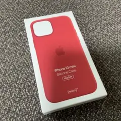 正規品　新品　Apple iPhone 13 mini シリコンケース　レッド