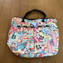 美品可愛い人気LeSportsac レスポートサック トートバッグ ハワイ柄