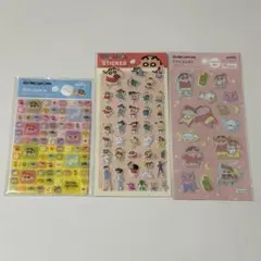 クレヨンしんちゃん 3点 タイルシール ましゅまろ ふわふわ ドリーミーワールド