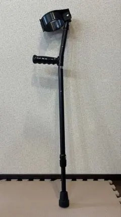 ロフストランドクラッチ　日進医療器　黒　大　軽量アルミ製杖　1本のサムネイル