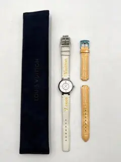 稼働品　 ルイヴィトン　ヴェルニー タンブールモノグラム　Q12MG 腕時計のサムネイル