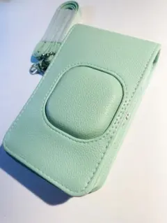 新品instax miniLiPlay+専用ケース ストラップ付 ミントグリーン