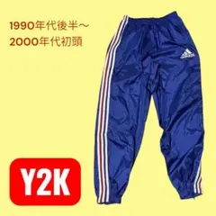 《00s 》アディダス トリコロール ナイロン トラックパンツ adidas Lのサムネイル