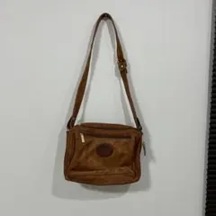 ブラウンレザー ショルダーバッグ