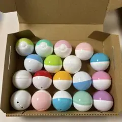 【匿名配送】くら寿司　びっくらポン　ポケモン　ガチャポン　空カプセル　18個