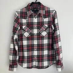 GAP チェック柄 長袖シャツ XS