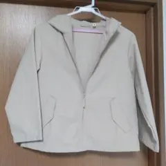 UNIQLO フード付きジャケット 140 ベージュ