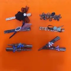 ヘアピン　ヘアアクセサリー　ヘアクリップ　8点セット