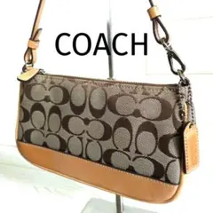 COACH　 アクセサリーポーチ　ワンショルダー　　シグネチャー　6094