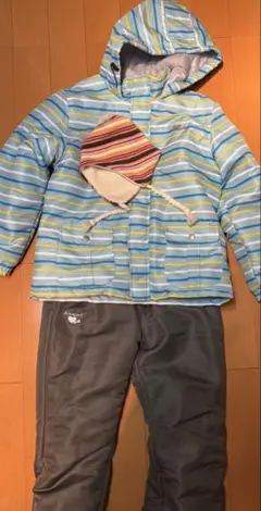 子ども用スキーウェアセット　帽子着き