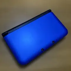 初期動作確認済ニンテンドー3DSLLブルー×ブラック　バッテリーパックなし