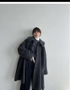 hyeon ヘヨン テッドケープコート ted cape gray Sサイズ - メルカリ