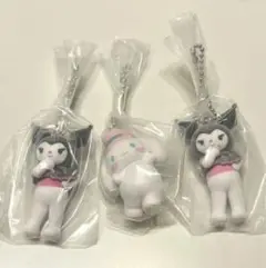 サンリオキャラクターズ　ミニチュアチャーム　ライブ　3つセット