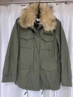 H＆Mモッズコート カーキ  Mサイズ