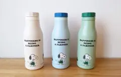 スターバックス　スヌーピー ステンレスロゴボトル オフホワイト　473ml