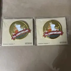 ムーミンバレーパーク 7th Anniversary ピンバッジ 2個セット