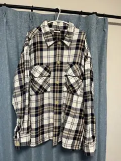 GU チェック柄 長袖シャツ