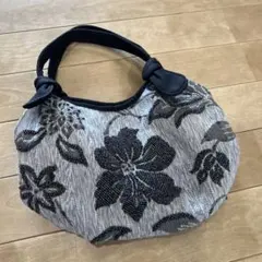 バッグ ビーズ 黒