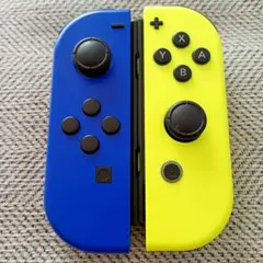 【超美品純正完動品】Nintendo Switch Joy-Con 深青と黄②