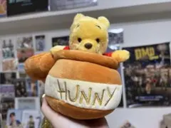 プーさん ぬいぐるみ　キーホルダー　hon ey day