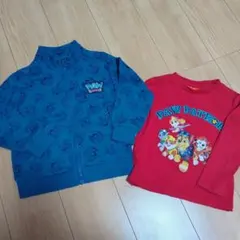 PAW PATROL 長袖カットソーとジップアップトレーナー☆110cm