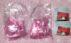 キタンクラブ　ねこのかぶりもの 第33弾 「ねこみみちゃん」ピンク2個セット