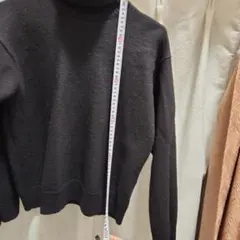 フランス製 アニエスベー タートルネック ニット ブラック黒 agnès b.のサムネイル