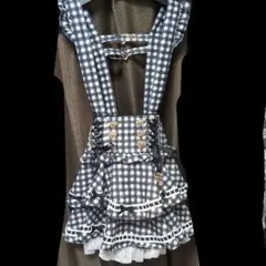 リズリサ　はしごリボンギンガムティアードスカパン