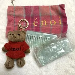 enoi エノイ くまさんキーホルダー ヘアクリップ コーム クリスマスコフレ