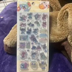 スティッチ　ぷっくりシール　立体シール