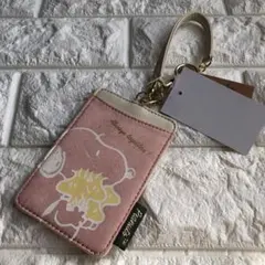 スヌーピー リール付きシングルパスケース★ダッコ【新品】