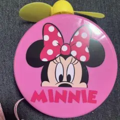 ディズニー ミニーマウス ハンディファン ピンク