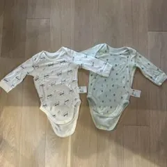 ベビー肌着 70cm 長袖 2枚セット