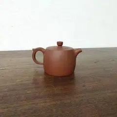 唐物紫砂壺 朱泥「孟臣 日色冷青松」刻 急須 時代品 煎茶道具 美術品