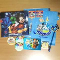 ディズニー グッズ11点セット～アルバム・ポストカード・缶バッジ・ステッカーなど