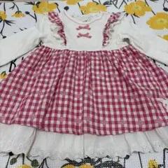 クーラクール　春物ワンピース80