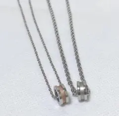fuga ペアネックレス　リングネックレス　スティールステンレス