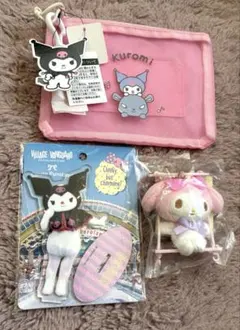 Kuromi、My Melody キャラクターグッズセット