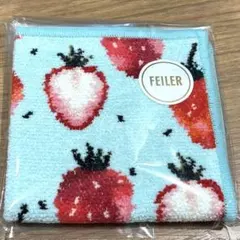 【新作】フェイラータオルハンカチ ストロベリードット