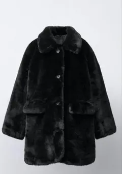 ZARA フェイクファーコート